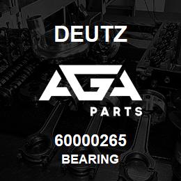 60000265 Deutz BEARING | AGA Parts