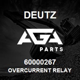 60000267 Deutz OVERCURRENT RELAY | AGA Parts