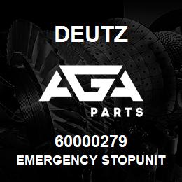 60000279 Deutz EMERGENCY STOPUNIT | AGA Parts