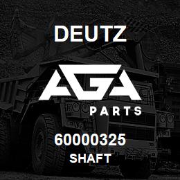 60000325 Deutz SHAFT | AGA Parts