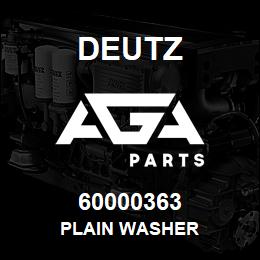 60000363 Deutz PLAIN WASHER | AGA Parts