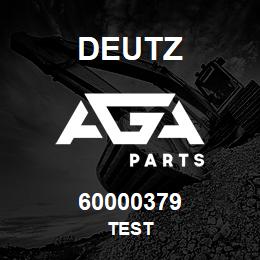 60000379 Deutz TEST | AGA Parts