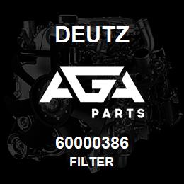 60000386 Deutz FILTER | AGA Parts