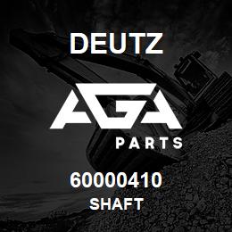 60000410 Deutz SHAFT | AGA Parts