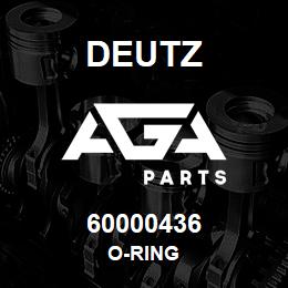 60000436 Deutz O-RING | AGA Parts