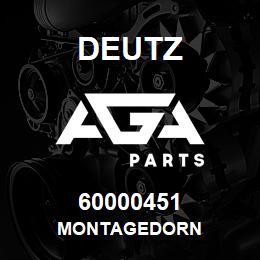 60000451 Deutz MONTAGEDORN | AGA Parts