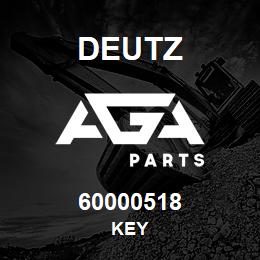 60000518 Deutz KEY | AGA Parts