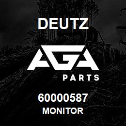 60000587 Deutz MONITOR | AGA Parts