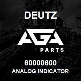 60000600 Deutz ANALOG INDICATOR | AGA Parts