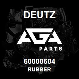 60000604 Deutz RUBBER | AGA Parts