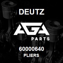 60000640 Deutz PLIERS | AGA Parts