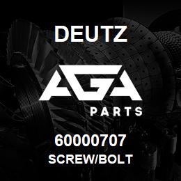 60000707 Deutz SCREW/BOLT | AGA Parts