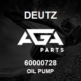 60000728 Deutz OIL PUMP | AGA Parts