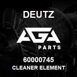 60000745 Deutz CLEANER ELEMENT | AGA Parts