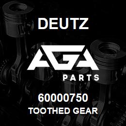 60000750 Deutz TOOTHED GEAR | AGA Parts