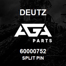 60000752 Deutz SPLIT PIN | AGA Parts