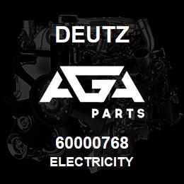 60000768 Deutz ELECTRICITY | AGA Parts