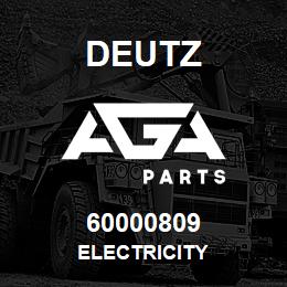 60000809 Deutz ELECTRICITY | AGA Parts