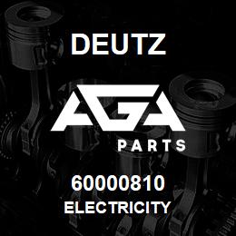 60000810 Deutz ELECTRICITY | AGA Parts