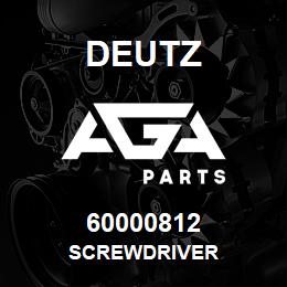 60000812 Deutz SCREWDRIVER | AGA Parts