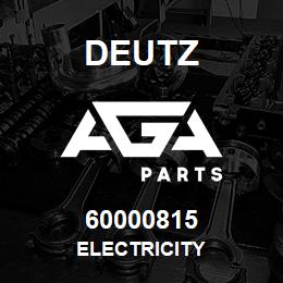 60000815 Deutz ELECTRICITY | AGA Parts