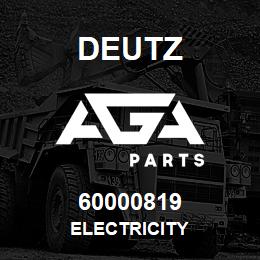 60000819 Deutz ELECTRICITY | AGA Parts