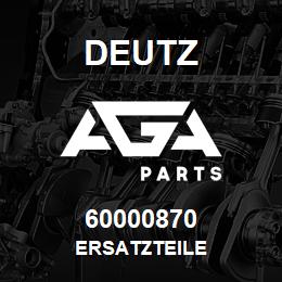 60000870 Deutz ERSATZTEILE | AGA Parts