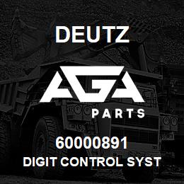 60000891 Deutz DIGIT CONTROL SYST | AGA Parts