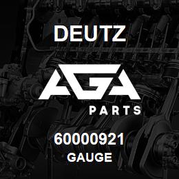 60000921 Deutz GAUGE | AGA Parts