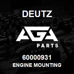 60000931 Deutz ENGINE MOUNTING | AGA Parts