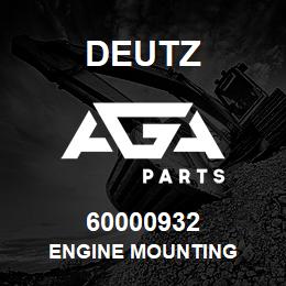 60000932 Deutz ENGINE MOUNTING | AGA Parts