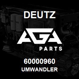 60000960 Deutz UMWANDLER | AGA Parts