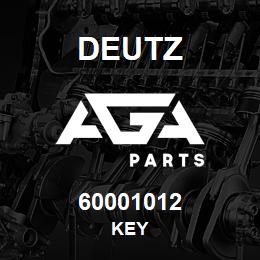 60001012 Deutz KEY | AGA Parts