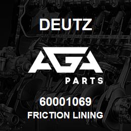 60001069 Deutz FRICTION LINING | AGA Parts