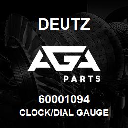 60001094 Deutz CLOCK/DIAL GAUGE | AGA Parts