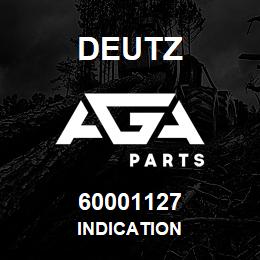 60001127 Deutz INDICATION | AGA Parts