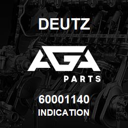 60001140 Deutz INDICATION | AGA Parts