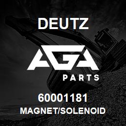 60001181 Deutz MAGNET/SOLENOID | AGA Parts