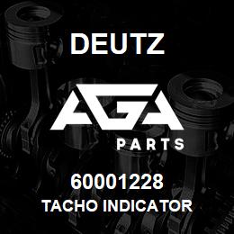 60001228 Deutz TACHO INDICATOR | AGA Parts