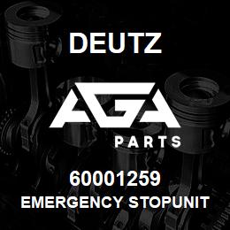 60001259 Deutz EMERGENCY STOPUNIT | AGA Parts