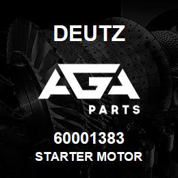 60001383 Deutz STARTER MOTOR | AGA Parts