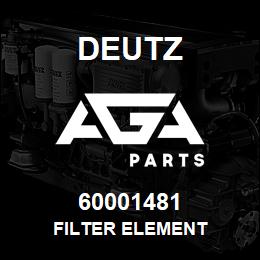 60001481 Deutz FILTER ELEMENT | AGA Parts