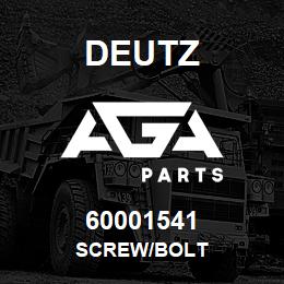 60001541 Deutz SCREW/BOLT | AGA Parts