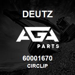 60001670 Deutz CIRCLIP | AGA Parts