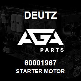 60001967 Deutz STARTER MOTOR | AGA Parts