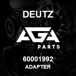 60001992 Deutz ADAPTER | AGA Parts