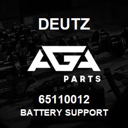 65110012 Deutz BATTERY SUPPORT | AGA Parts