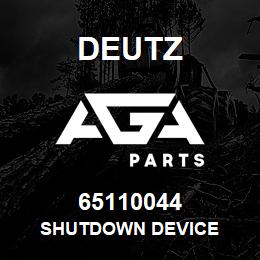 65110044 Deutz SHUTDOWN DEVICE | AGA Parts