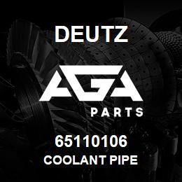 65110106 Deutz COOLANT PIPE | AGA Parts