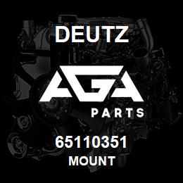 65110351 Deutz MOUNT | AGA Parts